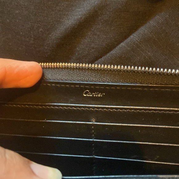 Authentic Cartier Wallet , as is . Bought off The Real Real - Picture 2 of 12